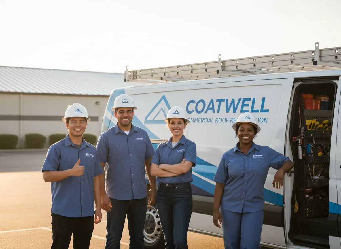 Commercial roof coating company in Fayetteville, TX